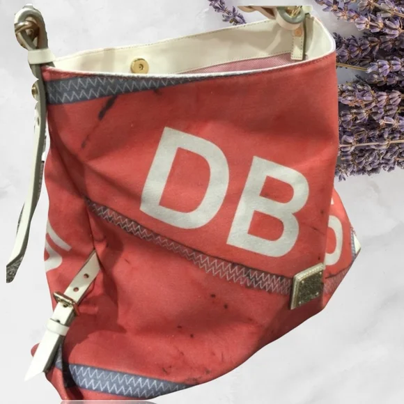 Dooney & Bourke 75 Vintage Coral hobo RARE - Picture 3 of 9